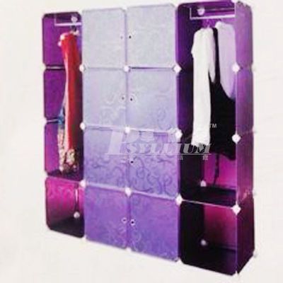 DIY自由組合柜 膜魔片塑料衣柜引領(lǐng)收納新潮流，義烏市車前草日用品專注批發(fā)